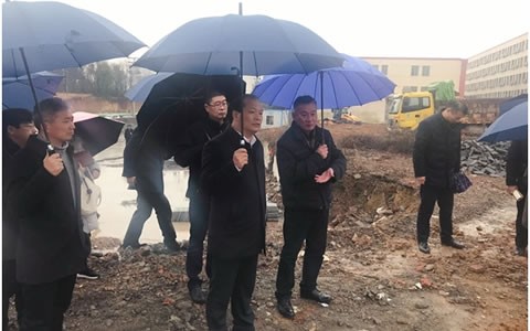浦江(jiāng)縣委書(shu)記程天(tian)雲調研(yan)杭機建(jiàn)設項目(mu)